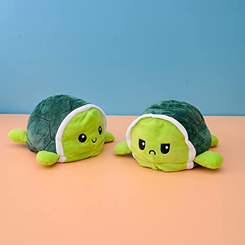 KUNSTIFY Tortuga de peluche para niñas, mujeres y niños, para expresar el humor, regalo para novia, tortuga verde