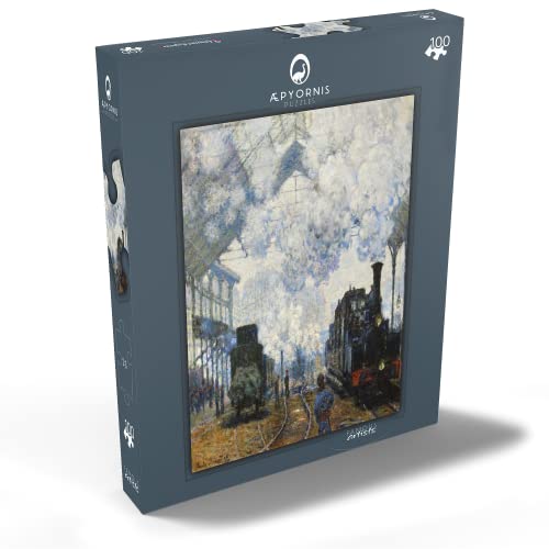 La Llegada del Tren De Normandía De Claude Monet (1877) - Premium 100 Piezas Puzzles - Colección Especial MyPuzzle de Æpyornis