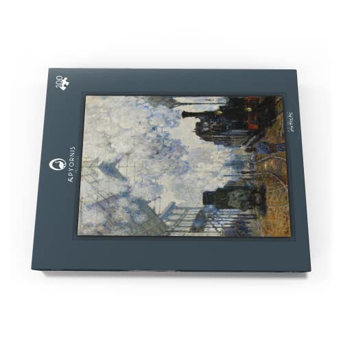 La Llegada del Tren De Normandía De Claude Monet (1877) - Premium 100 Piezas Puzzles - Colección Especial MyPuzzle de Æpyornis