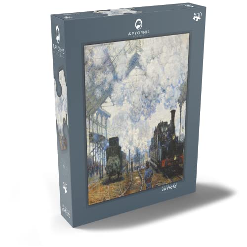 La Llegada del Tren De Normandía De Claude Monet (1877) - Premium 500 Piezas Puzzles - Colección Especial MyPuzzle de Æpyornis