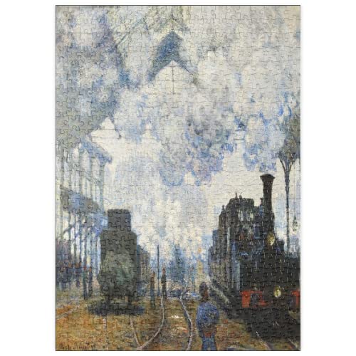 La Llegada del Tren De Normandía De Claude Monet (1877) - Premium 500 Piezas Puzzles - Colección Especial MyPuzzle de Æpyornis