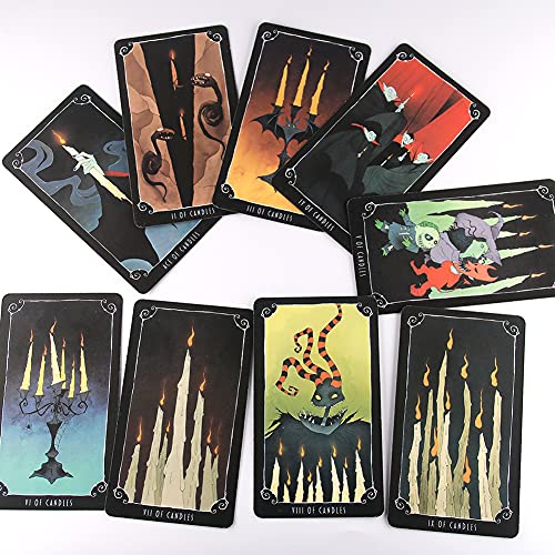 La Pesadilla Antes de Navidad Tarot Deck & Guía 78 Tarjetas Deck and Card Game Board Juego Divination Dile al Futuro profeta