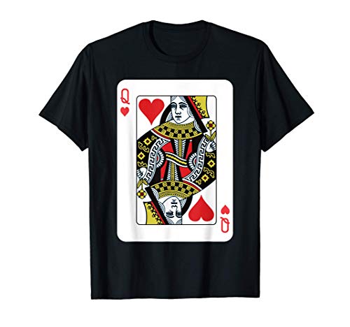 La reina de corazones jugando al póquer de cartas Camiseta
