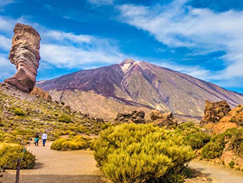 Lais Puzzle Pico del Teide con la Famosa formación rocosa Roque Cinchado, Tenerife, Islas Canarias, España 1000 Piezas