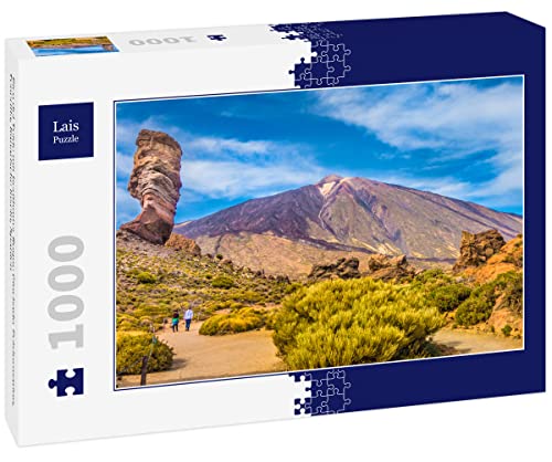 Lais Puzzle Pico del Teide con la Famosa formación rocosa Roque Cinchado, Tenerife, Islas Canarias, España 1000 Piezas