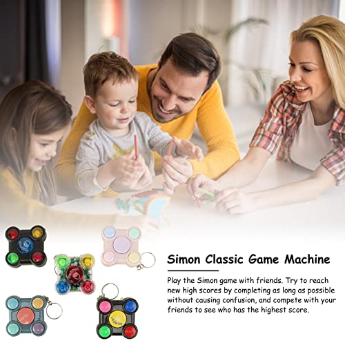 Lamptti Classic Memory Maze - Juego Educativo Simon de Mano con Memoria, Competitive Maze Challenge Speed ​​Game Juguetes interactivos para niños, con Luces y Sonidos, 1 Pieza - Color Aleatorio