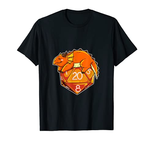 Larp Chubby Dragon Dungeons W20 Roll Juego De Rol Fantasía Camiseta