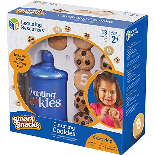 Learning Resources- Galletas para Contar Counting Cookies de Smart Snacks, Color (LER7348)