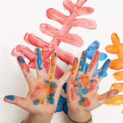 Lefranc & Bourgeois - Gouache para pintar con los dedos, 5 tubos de 80 ml, colores clásicos , Modelos/colores Surtidos, 1 Unidad