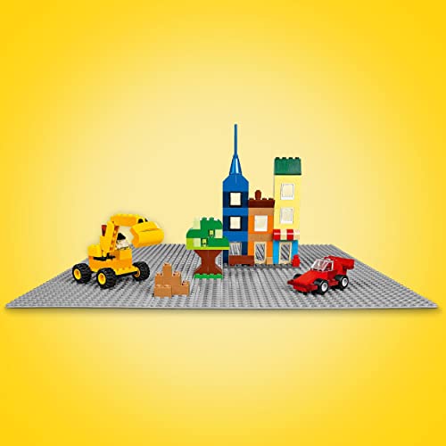 LEGO 11024 Classic Base Gris de 32x32 Tacos, Placa Tablero de Construcción y Expansión, Juegos de Construir para Niños