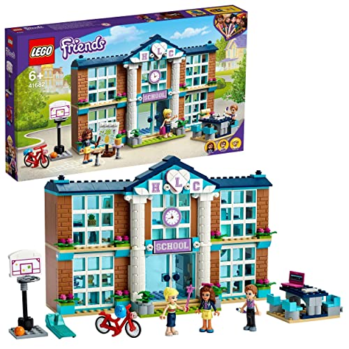 LEGO 41682 Friends Instituto de Heartlake CityEscuela de Juguete para Construir para Niñas y Niños 6 Años con Mini Muñecas