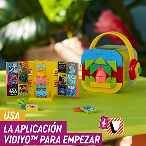 LEGO 43105 VIDIYO Party Llama Beatbox, Creador de Vídeos Musicales, Juguete Realidad Aumentada, App Set con Mini Figura