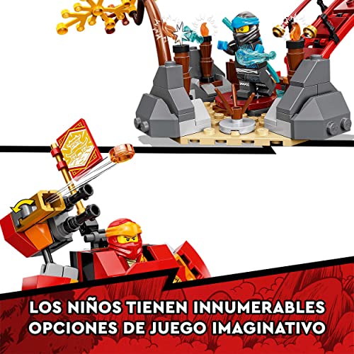 LEGO 71767 Ninjago Templo Dojo Ninja, Set con Figuras de Lloyd, Kai y Serpiente para Niños 8 Años con Bandera Coleccionable