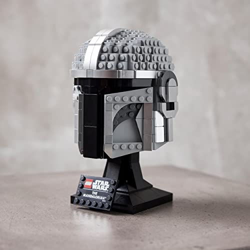 LEGO 75328 Star Wars Casco del Mandaloriano, Set de Maqueta para Construir, Pieza Coleccionable, Idea de Regalo para Adultos