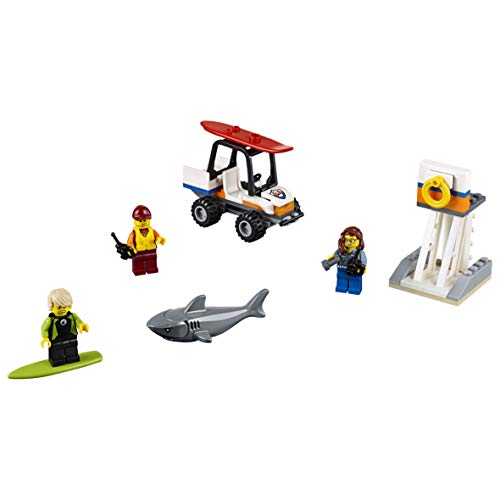 LEGO City - Guardacostas: Set de Introducción, Juguete de Construcción de Socorristas (60163)