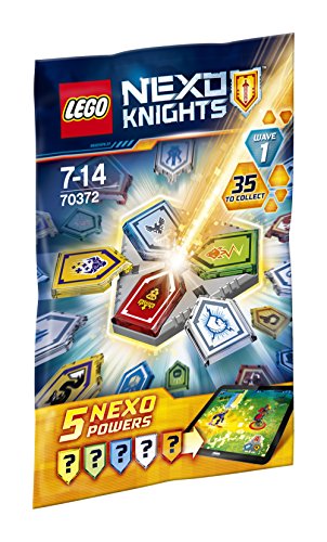 LEGO NEXO KNIGHTS Pack de poderes NEXO, edición 1 - bloques de construcción para niños (edición 1, Multicolor, 5 pieza(s), 7 año(s), 14 año(s))