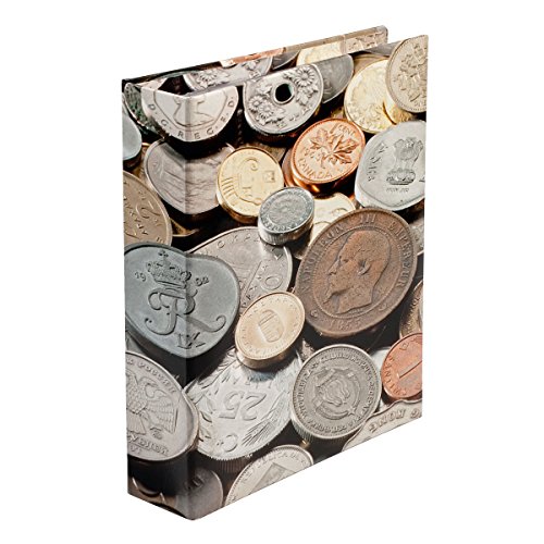 Leuchtturm Münzalbum Coins im Optima-Format, mit 5 Hüllen: Münzen Sammelalbum