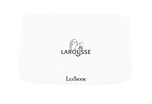 LEXIBOOK-Le Diccionario del francés LAROUSSE, definiciones, sinónimos, conjugación, Corrector de ortografía, a Pilas, Blanco/Rojo, D850FR