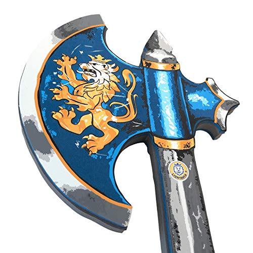 Liontouch 10300LT Noble Hacha de Caballero de Juguete de Espuma, Color Azul | Forma Parte de una línea de Disfraces para niños