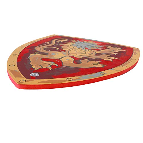 Liontouch 11650LT Noble Escudo de Caballero de Juguete de Espuma, Color Rojo, pequeño | Forma Parte de una línea de Disfraces para niños