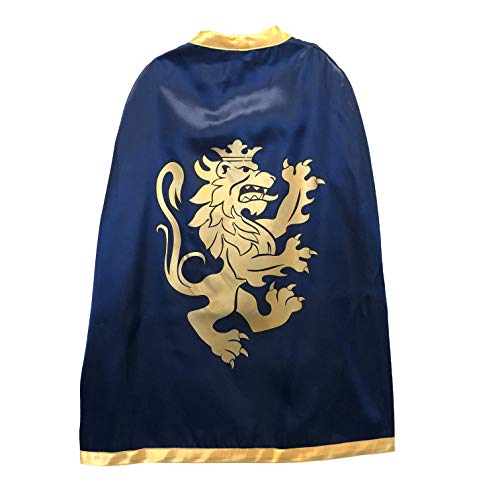 Liontouch 316LT Noble Capa de satín de Caballero de Juguete para niños, Color Azul | Forma Parte de una línea de Disfraces para niños