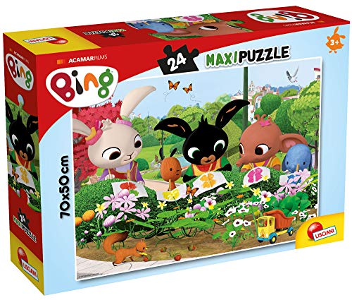 Lisciani Puzzle Maxi Floor de 24 piezas, Bing 81202 - Rompecabezas para niños a partir de 3 años