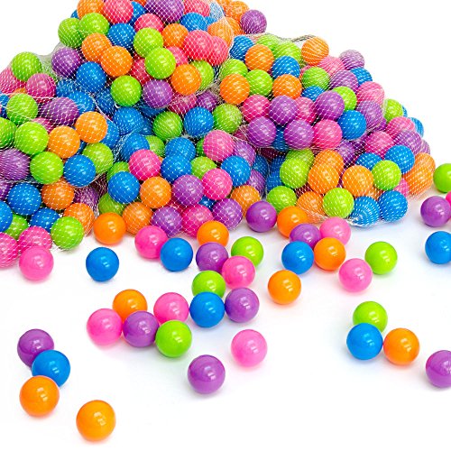 LittleTom 200 Bolas de Colores Ø5,5cm para bebés niños Fiestas Multicolor