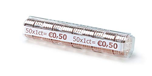 LMIXTC - Juego de 400 estuches de moneda euro (8 paquetes de 50 estuchas)