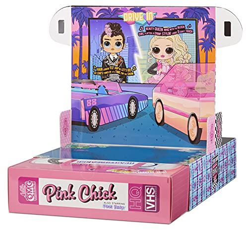 LOL Surprise OMG Movie Magic Paquete de 2 - Tough Dude y Pink Chick - Muñecas de Moda con 25 sorpresas y 2 Set de Juegos - Serie 1 - con Ropa, Accesorios y más - Coleccionable - Edad: 4+ años