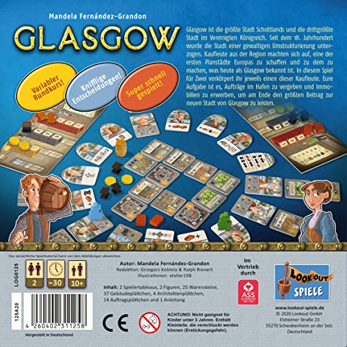 Lookout Games 22160125 Glasgow - Para dos jugadores