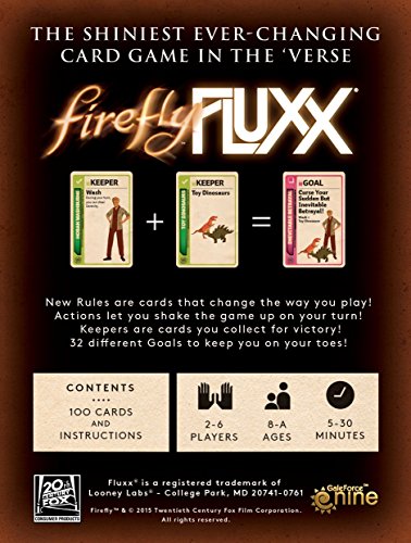 Looney Labs Juego de Cartas Firefly Fluxx (Multicolor)
