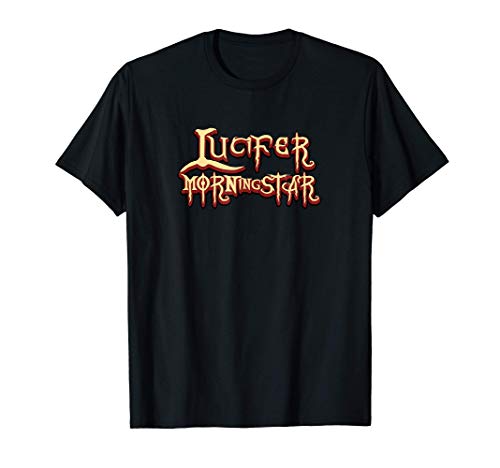 Lucifer Morningstar el diablo ángel caído Vintage Gracioso Camiseta
