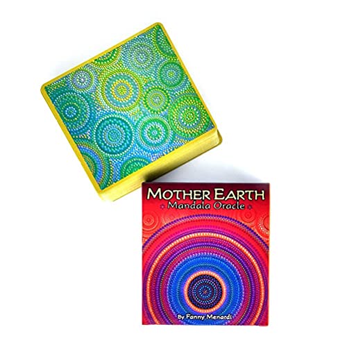 Madre Tierra Mandala Oracle Tarjetas,Mother Earth Mandala Oracle Cards,Style B,Tarot Deck