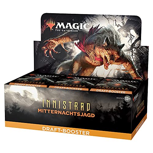 Magic the Gathering Innistrad: Midnight Jagd Draft Display 36 Booster (versión Alemana) (Wizards of The Coast C89621000)