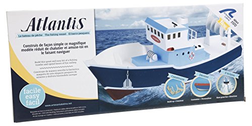 Maqueta de Barco en Madera c. y navega: Pesquero de Arrastre Atlantis