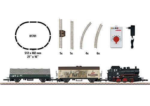 Märklin- Kit de iniciación de Locomotora para Principiantes, carritos, Control Juego maquetas, Color Escala z. (81701)