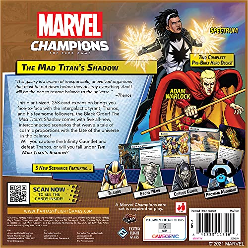 Marvel Champions The Card Game The Mad Titan's Shadow Expansion