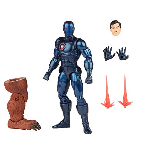 Marvel Classic Hasbro Series - Figura de Iron Man Stealth de 15 cm - Diseño Premium - 5 Accesorios y 1 Pieza de Figura para armar