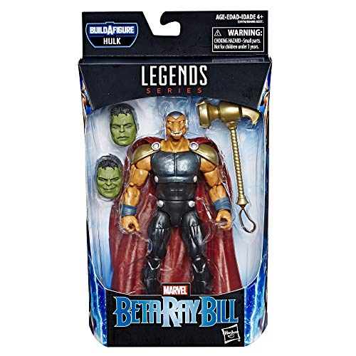Marvel Legends Series Beta Ray Bill 6-Inch Collectible Action Figure Toy for Ages 6 and Up with Accessories and Build-A-Figure Piece