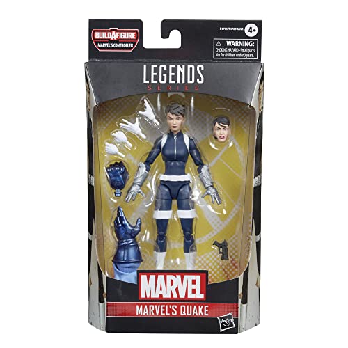 Marvel Legends Series - Figura Coleccionable de Quake de 15 cm - Secret Warriors - 5 Accesorios y 2 Piezas de Figura para armar