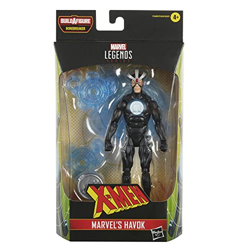 Marvel Legends Series - Figura de Havok de los X-Men - Juguete de colección de 15 cm, con 3 Accesorios y 2 Piezas de Figura para armar