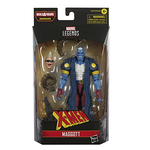 Marvel Legends Series - Figura de Maggott de los X-Men - Juguete de colección de 15 cm, con 2 Accesorios y 2 Piezas de Figura para armar