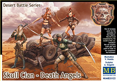Masterbox 1: 35 Escala Kit de construcción Clan de Calavera Death Ángeles/Desert Battle Series (Gris)