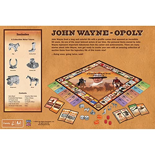 MasterPieces John Wayne - Juego de Opoly