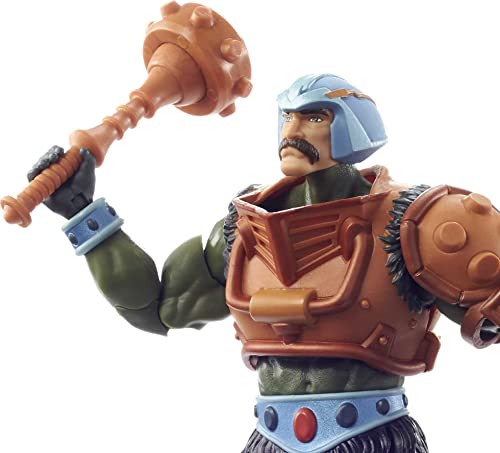Masters of the Universe (Masters del Universo Revelation) Figura Man-At-Arms, muñeco articulado de juguete (Mattel GYV13)