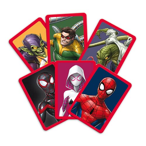 Match Spider Man - Juego de Mesa de Top Trumps – Conecta en línea a 5 de tus personajes favoritos de Spider Man