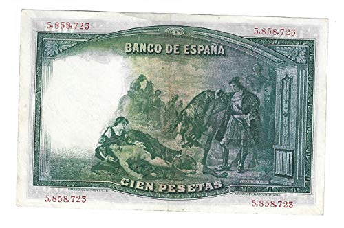 Matidia ESPAÑA Billete Original 1931 100 PESETAS Gonzalo FERNÁNDEZ DE CÓRDOBA