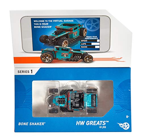 Mattel - Hot Wheels ID Vehículo de juguete, coche Bone Shaker, +8 años ( FXB50)