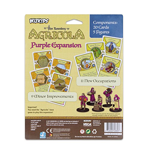 Mayfair Games Europe MFG72869 Agricola Game Expansion: Purple (5 Figuras), Multicolor