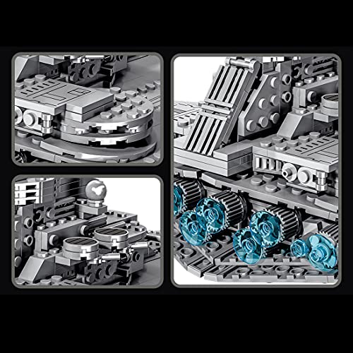 MBKE Star Space Wars Star Destroyer, 796 piezas Space Wars nivel de asalto Star Destroyer Building Block Set de construcción para niños y adultos, compatible con Lego